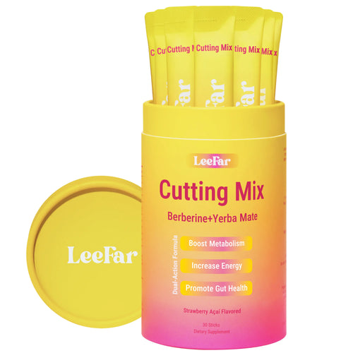 LeeFar Cutting Drink Mix –| Strawberry Açaí Flavor – 30 Servings